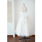 Princessly.com-K1003630-Spaghetti Straps Ivory Lace Champagne Tulle Backless Wedding Flower Girl Dress with Big Bow-01