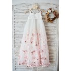 Princessly.com-K1003590-Ivory Tulle Spaghetti Straps Wedding Party Flower Girl Dress with 3D butterflies-01