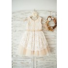 Princessly.com-K1003552-Ivory Lace Champagne Tulle Wedding Flower Girl Dress with Sash-01