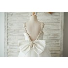 Princessly.com-K1003529-Deep V Back Ivory Lace Tulle Wedding Flower Girl Dress with Bow-01