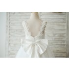 Princessly.com-K1003543-Ankle Length Ivory Lace Tulle 3D Flowers Wedding Flower Girl Dress with Big Bow-01