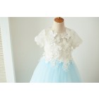 Princessly.com-K1003657-Ivory Lace Blue Tulle Short Sleeves Wedding Flower Girl Dress Full Length Party Dress with Butterfly-01