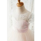 Princessly.com-K1003649-Ivory Lace Pink Tulle Cap Sleeves Wedding Flower Girl Dress with Horsehair Hem-01