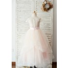 Princessly.com-K1003649-Ivory Lace Pink Tulle Cap Sleeves Wedding Flower Girl Dress with Horsehair Hem-01