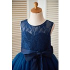 Princessly.com-K1003295-Navy Blue Lace Tulle Keyhole Back Wedding Flower Girl Dress-01