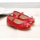 Princessly.com-K1003956-Ivory/Black/Red/Pink Bowknot Leather Wedding Flower Girl Shoes Kids Party Shoes-01