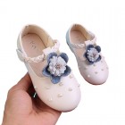 Princessly.com-K1003948-Ivory/Pink Leather Pearl Bead Flower Girl Shoes Wedding Party Princess Shoes-01