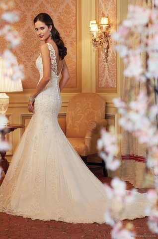 7 ideas and inspirations of fishtail wedding dresses