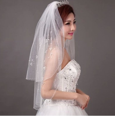 beautiful bridal veil