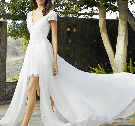 4 tips for a short bride choose wedding gowns