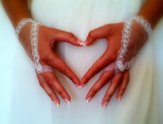 Ivory Bridal Gloves